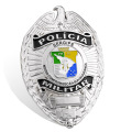 Fornecimento barato pin personalizado, metal polícia Badge (GZHY-BADGE-003)